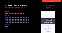 Desktop Screenshot of alarmclockbuddy.com