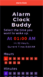 Mobile Screenshot of alarmclockbuddy.com